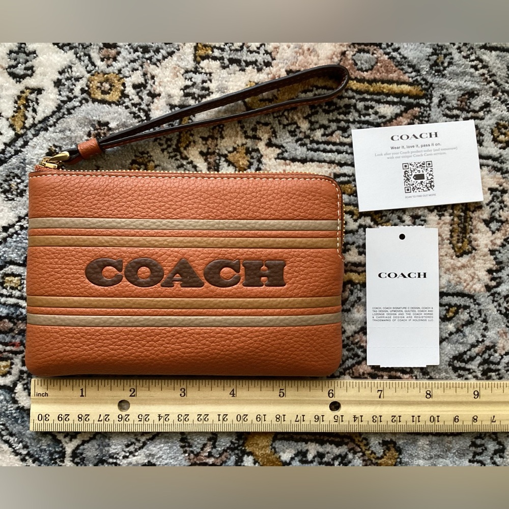 Coach Leather Wristlet - Picture 4 of 9
